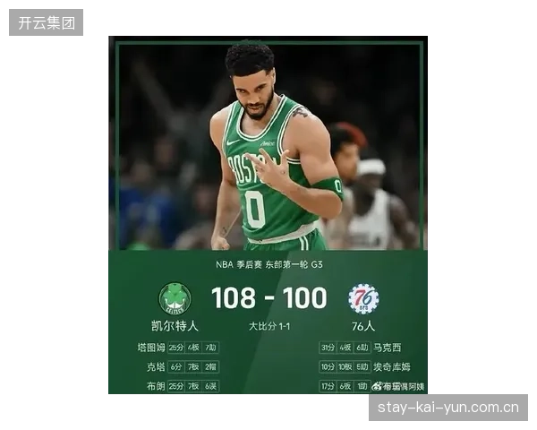 塔图姆的外线投篮稳定性成变数,他的弧顶持球投将直接挑战76人锋线防守轮转。 塔图姆的外线投篮稳定性成变数,他的弧顶持球投将直接挑战76人锋线防守轮转。